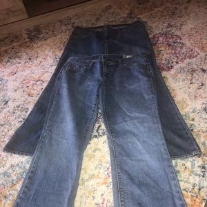 Old Navy Boot Cut and The Diva Jeans.